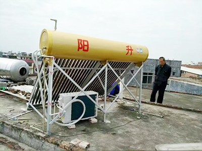太空能熱水器安裝實例